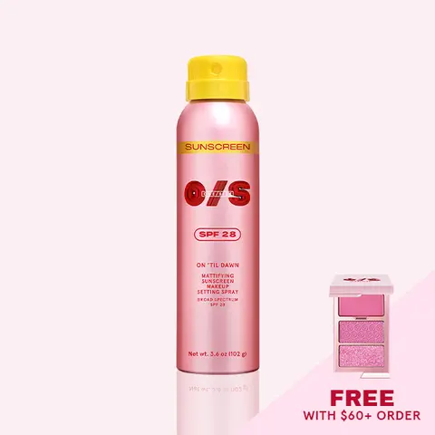 ONE/SIZE | On ’Til Dawn Mattifying Sunscreen Makeup Setting Spray SPF 28 | Sets Makeup for 16hrs, Sweat Resistant, Water Resistant, Easy to Reapply