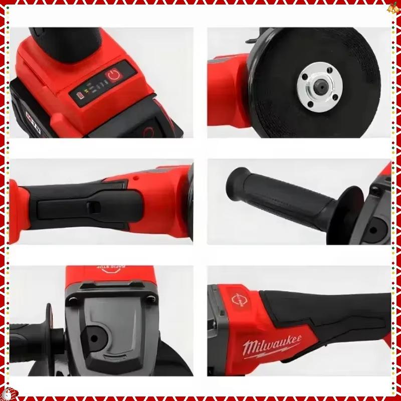 Milwaukee 9000RPM MAX POWER! Cordless Brushless Angle Grinder 4-5 Inch – Heavy Duty Metal Cutting Tool for Pro & DIY Milwaukee 9000RPM MAX POWER! Cordless Brushless Angle Grinder 4-5 Inch – Heavy Duty Metal Cutting Tool for Pro & DIY
