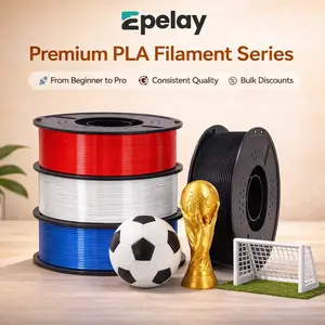 Epelay PLA+ 3D Printer Filament 1.75mm – High Precision, Easy Feed, Anti-Clog, Eco-Friendly Printing Consumables, Compatible with Most FDM Printers High Speed Odor-Free PLA Filament printer filament bundle