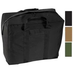 Rothco 1000D Enhanced Nylon Aviator Kit Bag - Black 8163, Olive Drab, Coyote Brown, 22x20x12in, Built-in Organizer, Zipper, Snap Flap, TSA Friendly Cover for Adult Outdoor Adventure Travel Gear