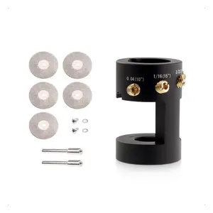 TIG Tungsten Sharpener Head Tool Tungsten Grinder for TIG Welding with 4 Cut-Off Slot Multi-Angle & Offsets TIG Welding Tool