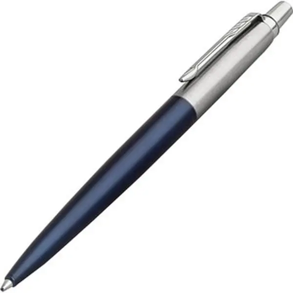 PARKER Jotter PAR1953186 Streamlined Stainless Steel Reusable Ball Point Pen - Blue, Medium Tip, Smooth Writing, DIY Pen, Gift for DIY Woodwork Enthusiasts, Ball Point Pens, Reusable Pen