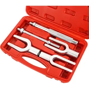 5PCS Ball Joint Separator Pickle Fork Splitter Kit Tie Rod Tool Remover Set for Ball Joint Tie Rod Pitman Arm Fits Cars and Light Trucks