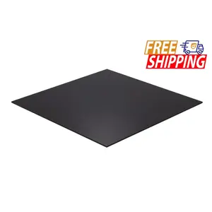 Acrylic Sheet - Black - 1/4 inch thick
