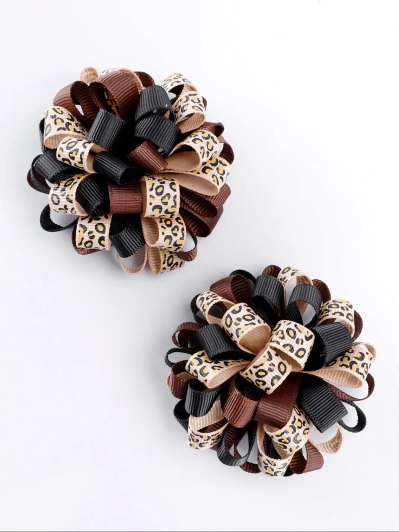 Cute Leopard Print & Polka Dot Pattern Hair Clip, Colorblock Hair Accessories for Girls, Fashion Hair Accessories for Party, Daily Clothing Decor, Bar