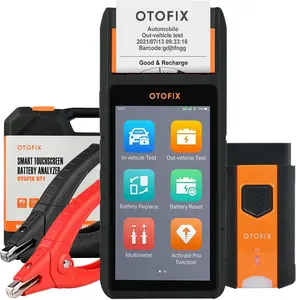 OTOFIX by Autel Professional Battery Tester with VCI Connection,All Systems Diagnostic Scanner with Printer, Cold Cranking & Charging Analyser, BMS/ Electric Reset Otofix