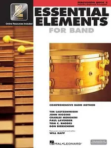 USED-Essential Elements for Band - Percussion and Keyboard Percussion Book 2 with Eei Hal Leonard Method Book with Online Learning and Play-Along Tracks Be by Various (Paperback)