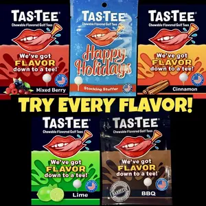Tas-Tee Variety 4 Packs (20 flavored golf tees)