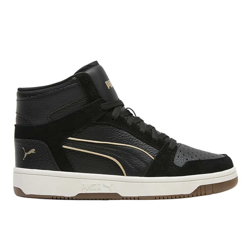 PUMA Womens Rebound Layup Luminous High  Sneakers Shoes Casual - Black