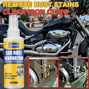 Metal Parts Rust Remover, Engine Rust Remover, Bicycle Chain Rust Remover, Sprocket Rust Remover, Car Anti-Rust Agent, Mild Rust Removal, Restores Original Shine