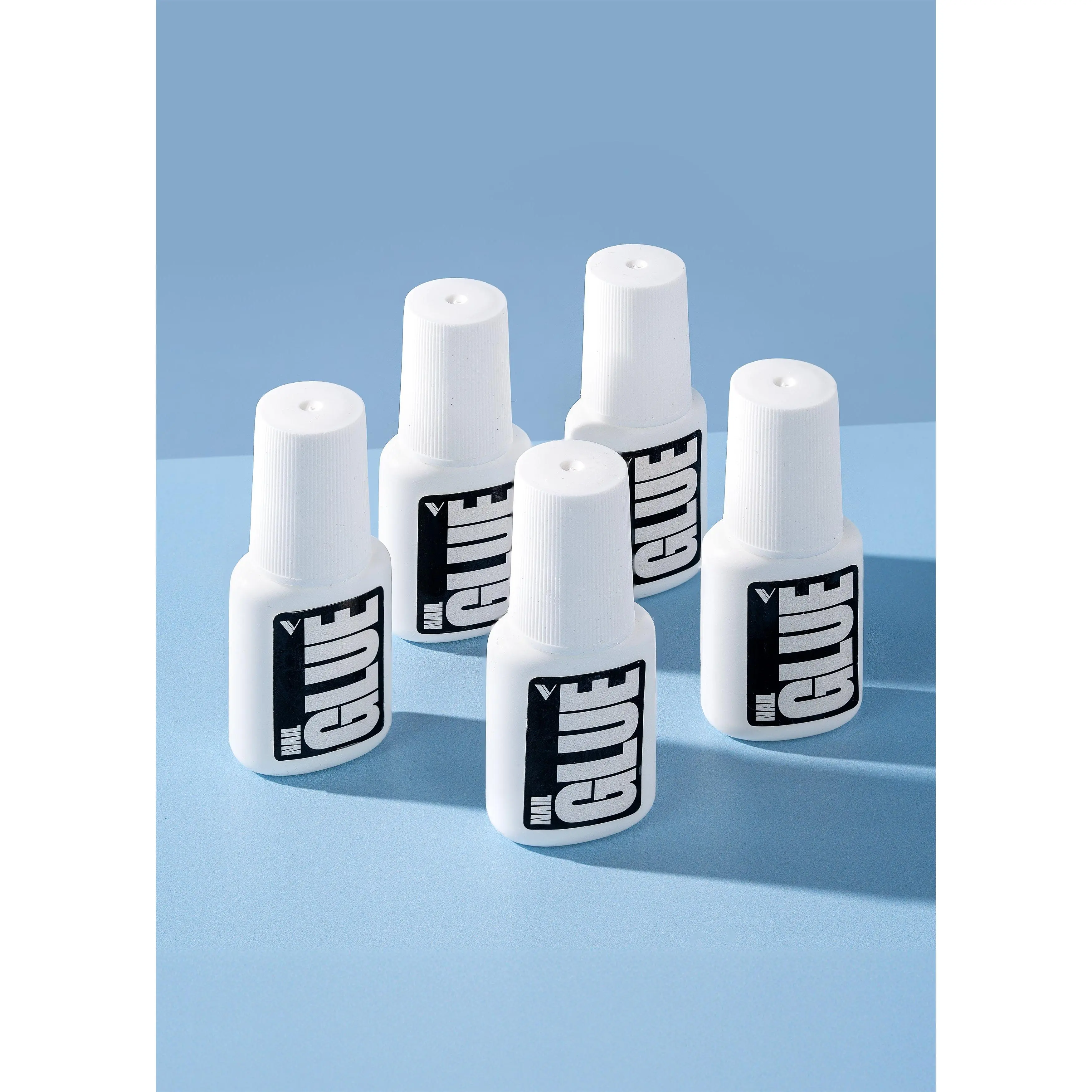 V Beauty Pure Nail Glue 5 Pack | Strong Hold Press On Nail Adhesive Brush On Nail Art Salon V Beauty Pure Nail Glue 5 Pack | Strong Hold Press On Nail Adhesive Brush On Nail Art Salon