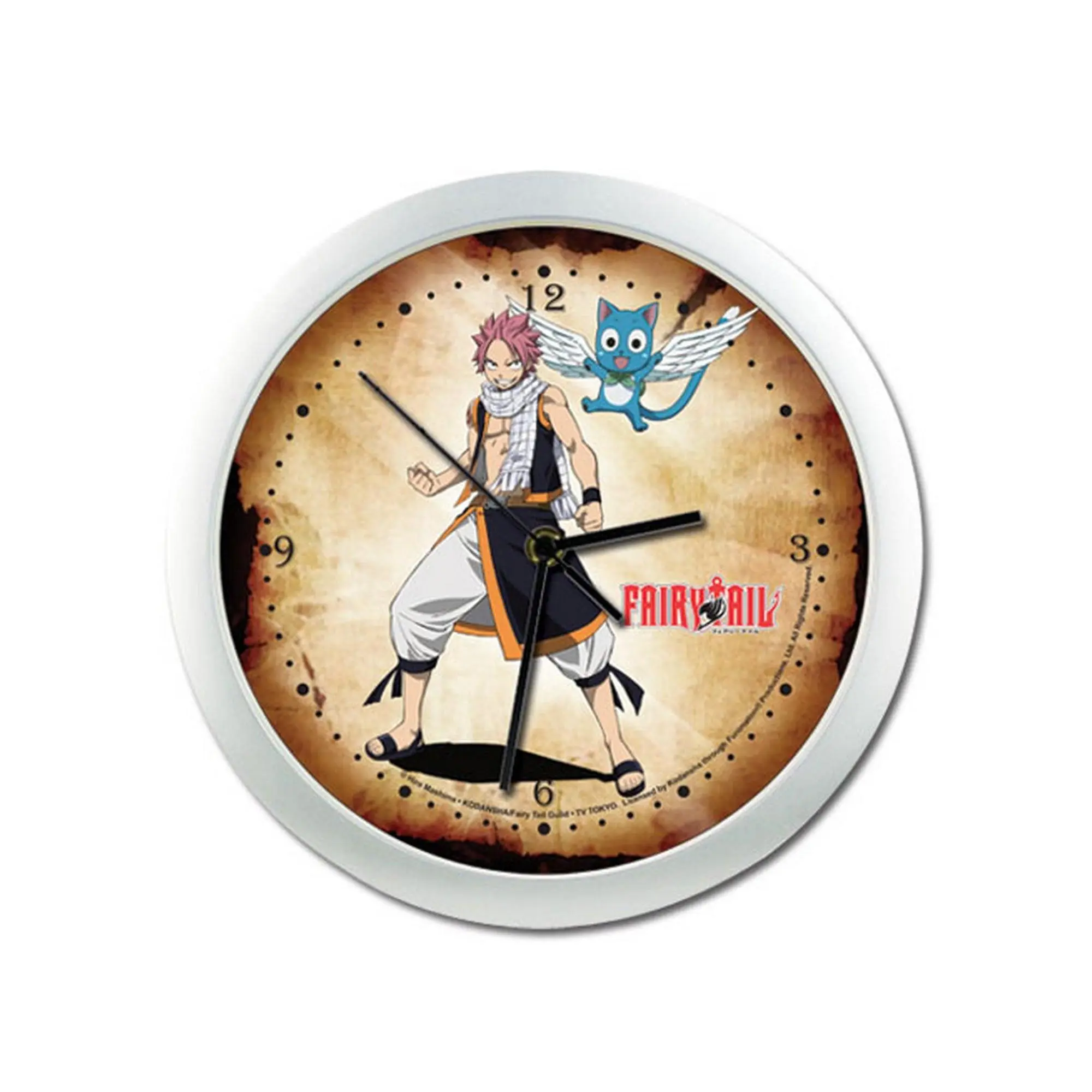 Fairy Tail - Natsu Dragneel & Happy Wall Clock