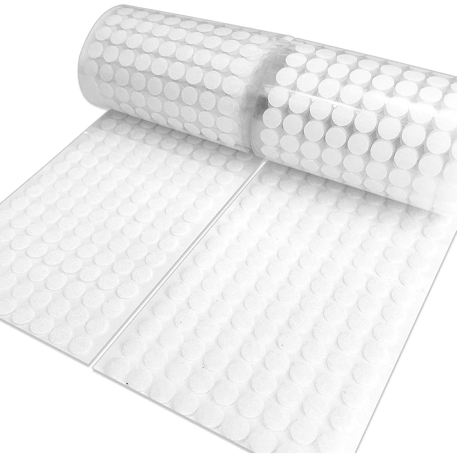 Self Adhesive Dots,1000pcs(500 Pairs) 0.39" Diameter  Sticky Sticker Round Circle Dots, Hook and Loop Dots with Adhesive for Arts and Crafts, School Classroom, Office, Home