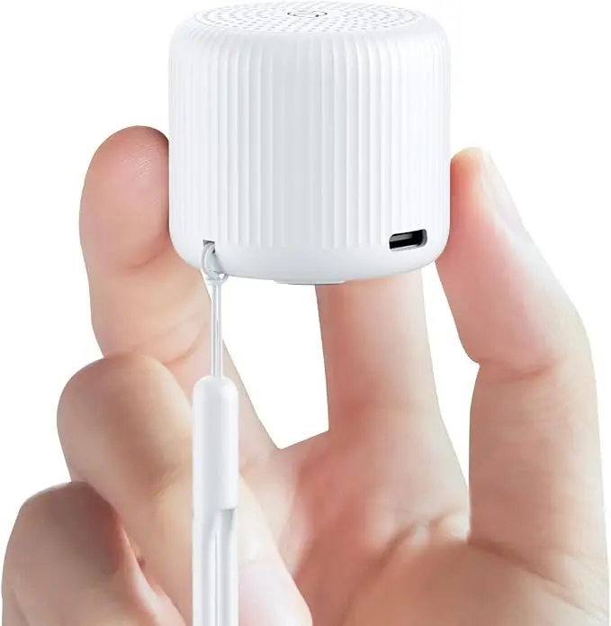 Portable Sound Machine for Baby & Adults, White Noise Machine for Sleeping, Mini Travel Sound Machine with 15 Non-Looping Sounds, Timer & Memory Function, Sleep Machine for Office Privacy, Travel & Gift
