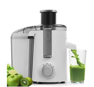 350W Centrifugal Juicer Machine, 3-Speed Setting, Compact Design, Easy Clean, White, New