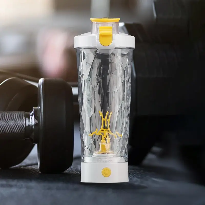 Electric Protein Shaker Bottle, 1 Count USB Rechargeable Shaker Cup, Portable Mixer Cup for Protein Shakes, Ice Maker Machine, Drinkware for Home Kitchen Gym