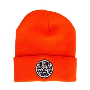 THIGHBRUSH® BEARD RIDING COMPANY - Cuffed Beanies - Orange