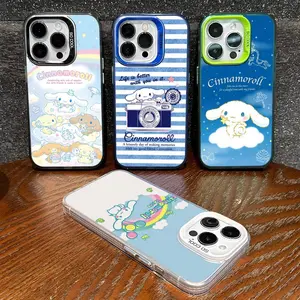 Cinnamoroll Phone Case for iphone 17 Air 16 15 14 13 11 12 Pro Max Xr X Xs 8 7 Plus Color Silver Cover