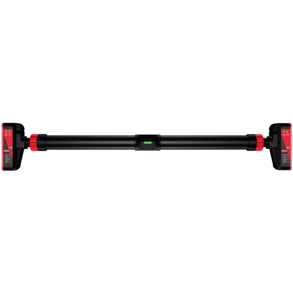 Strength Training Pull-up Bars with Level Gauge 69-92cm Adjustable Width 200kg Max Load Capacity Chin Up Bar For Doorway