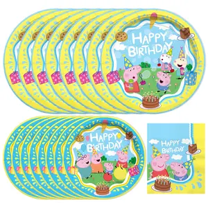 Peppa Pig Party Tableware Starter Set for 24 Guests