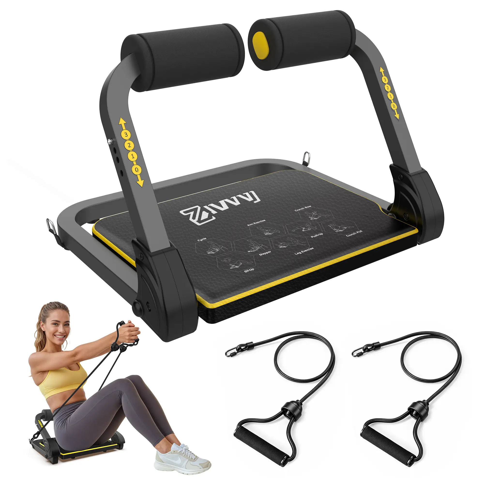Abdominal fitness equipment, multifunctional sit-up assistant, abdominal exercise equipment, home gym fitness equipment