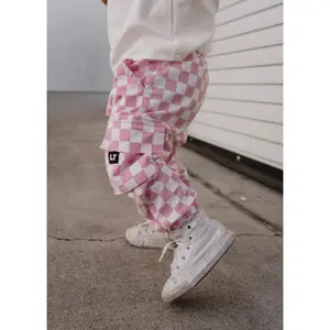 Pink Checker Cargos