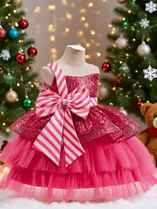 Christmas children's Christmas elf princess dress Christmas party stage performance costume mesh tulle skirt