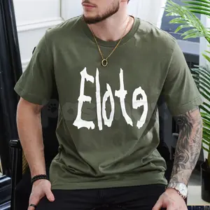 "Elote" Metal Style Graphic T-Shirt – Funny Mexican Street Corn Tee | Hispanic Humor Top | Olive Green Edgy Streetwear Shirt