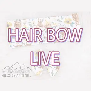 Hair Bow LIVE SALE