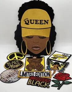 Prideful Patchez Dreamy Queen Patch Set - 10 Cultural Statement Patches for Jackets, Pants, Hoodies, and More