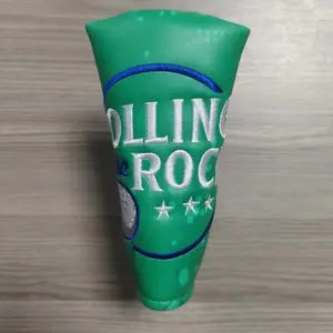 RtR Blade Putter Cover - Green with White Lettering and Blue Accents