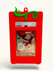 One Piece Devil Fruit PSA Slab & Top Loader Protector Case | Anime Card Display Holder for PSA Slabs & Singles