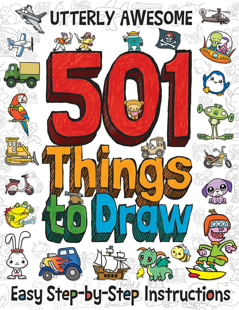 USED-501 Utterly Awesome Things to Draw by Green, Barry (Paperback)