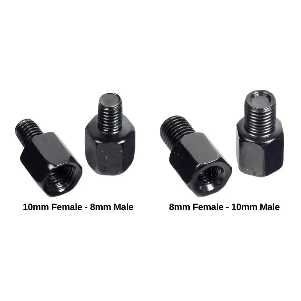Mirror Mount Adapter for Bikes & Scooters (Set of 2)