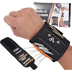 Wristband for Tools, Screws, Nails and Drill Bits,  Wrist Band Made from 15  , Wrist  Screw Holder, Tool Gifts for Men, Dad, Husband, Grandpa, Handyman