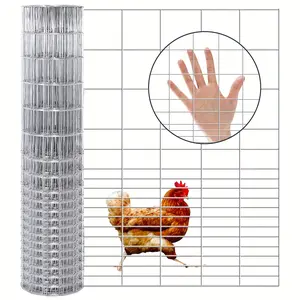 Super Rabbit Guard Garden Fence, Made of 16 Gauge Galvanized Welded Wire Mesh, Is Designed to Protect Your Garden And Vegetable Plants from Rabbits And Other Small Animals