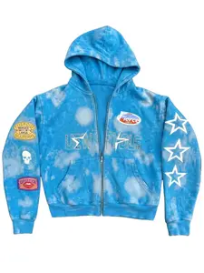 Men's Star Letter Graphic Y2K Hoodies Zip Up Long Sleeve Hooded Sweatshirts Drip Clothes.Y2k Grunge Zip Up Hoodie Women Men Oversized Emo Goth 2000s Graphic Hoodie Streetwear Jacket Fall Baggy Sweatshirts