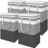 2-piece/4-piece large laundry basket bag waterproof independent foldable high leg with extended handle cotton storage camping apartment home campus