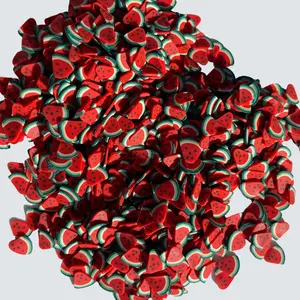 Watermelon Slices Polymer Clay Fruit Pieces Fimo Vibrant Colors Realistic Design for Nail Art Slime Resin Crafts 20g or 40g Bags Ideal for Non-Eatable Projects