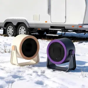 Heater Fan with Thermostat Car Christmas Desk Heater - Instant Warmth Xmas Gift Compact Portable Desk Heater for Office Home Travel Ultra-Compact Space-Saving Mini Table Heater with One-Click Operation & Instant Heating Technology