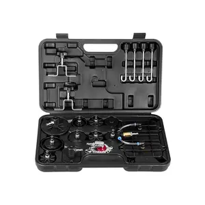 VEVOR Brake Master Bleeder Kit, 12 Pcs, Professional Brake Bleeder Adapter Set with Complete Kit Handle, Durable Brake Bleeder Adapter for Brake Fluid Filling Fit for Most New Old Vehicles