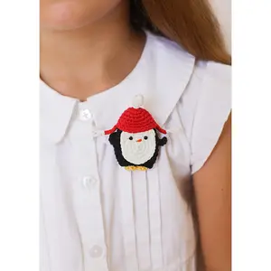 Trendy Girls' Gifts : Crochet Hair Clips . Barrettes for Teens, Granddaughters, Newborn Girl Outfits, with Embroidery Designs