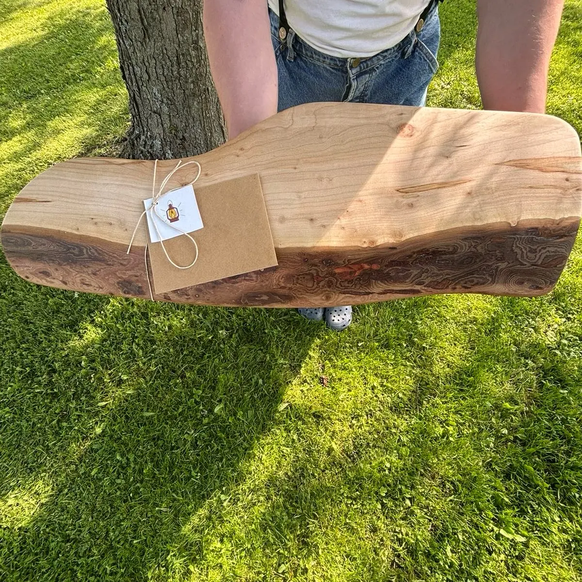 Live Edge Ambrosia Charcuterie Block