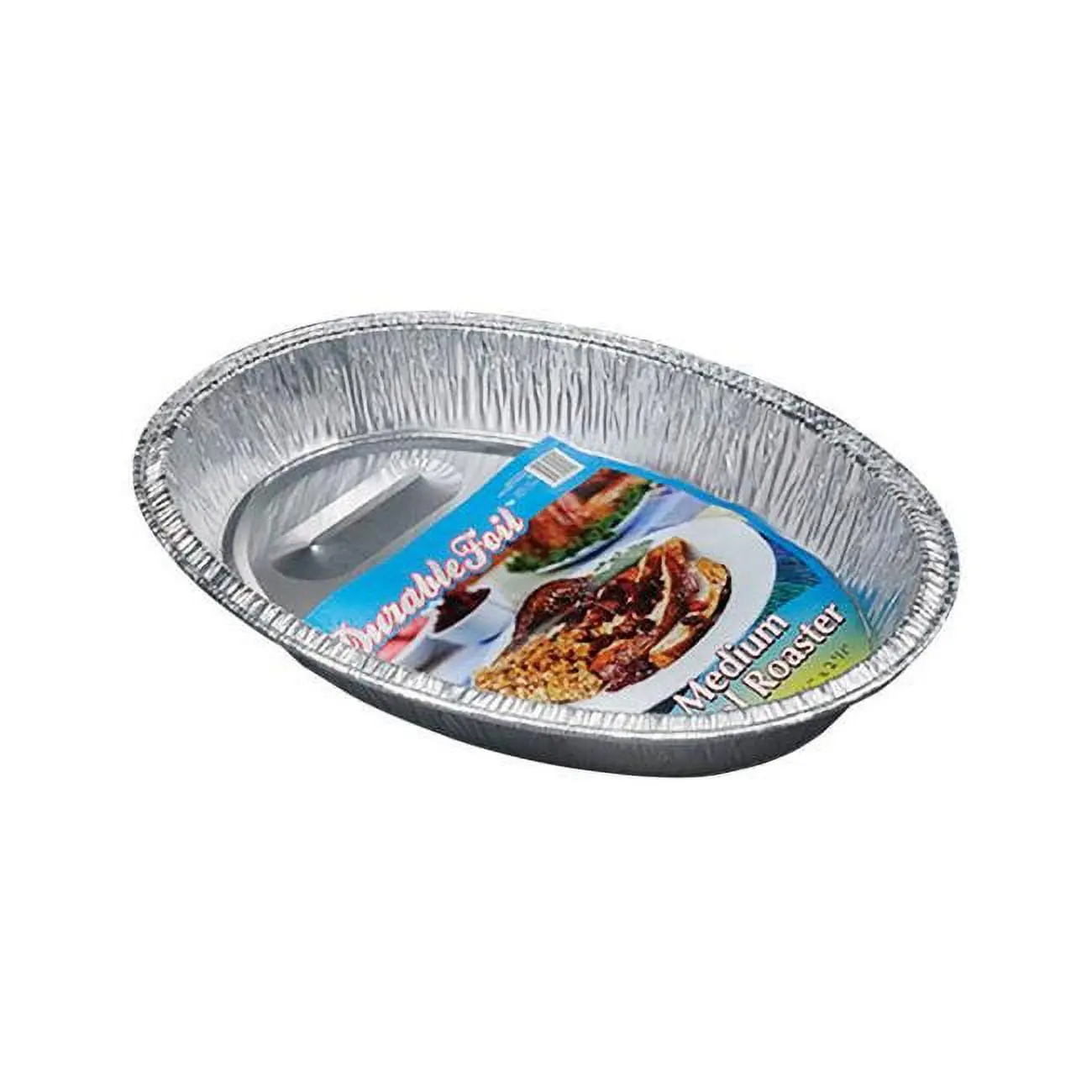 Home Plus 6392054 11.5 x 16.5 in. Durable Foil Oval Roaster Pan - Silver- pack of 12