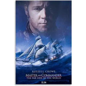MASTER AND COMMANDER THE FAR SIDE OF THE WORLD Movie Poster Canvas Wall Art Painting Living Room Decor
