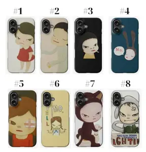 Yoshitomo Nara Phone Cover Tough Suitable for iPhone 17/16/15/14/13/12/11 Pro Max/Plus new fashion trend design, Perfect Gift for Women Men.A gift for the fans