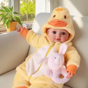 BABESIDE Baby Dolls 17Inch Fabric body+vinyl limbs Real Life Baby Dolls with Toy Accessories For kids Age 3+ Suitable gifts for Mother's Day Valentine'sDay Children's Day & Christmas