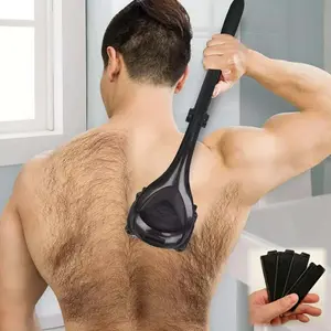 Back Shaver for Men, Back Hair Shaver for Men with Safety Blade Technology & Ergonomic Handle, Wet Or Dry Shaving, Body Hair Trimmer