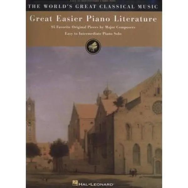 USED Book - Great Easier Piano Literature: 100 Favorite Original Pieces by Major Composers by Hal Leonard Publishing Corporation (Paperback) - english