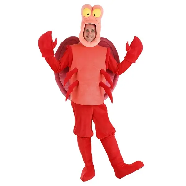 Disney Adult Sebastian Costume (© Disney), Clothes, Bodysuit